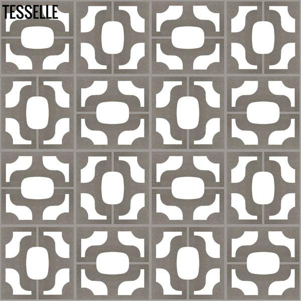 Ipanema Grey 15.4" x 7.5"  Breeze Blocks by Karin Jeske alt layout