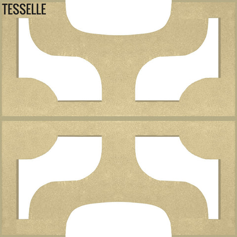 Ipanema Sand 15.4" x 7.5" Breeze Blocks by Karin Jeske
