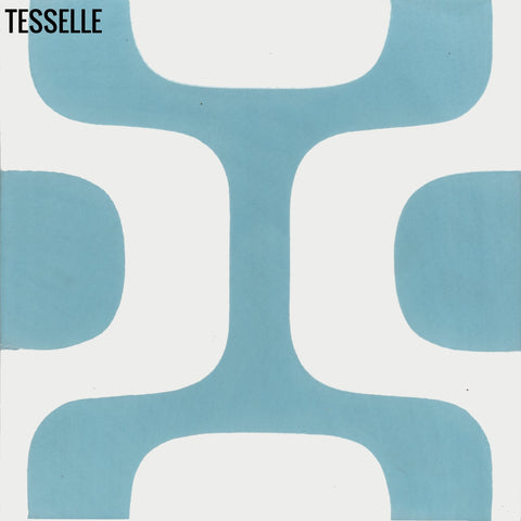 Ipanema Turquesa 8" Square Cement Tile