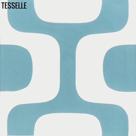 Ipanema Turquesa 8" Square Cement Tile