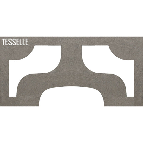 Ipanema Grey 15.4" x 7.5"  Breeze Blocks by Karin Jeske
