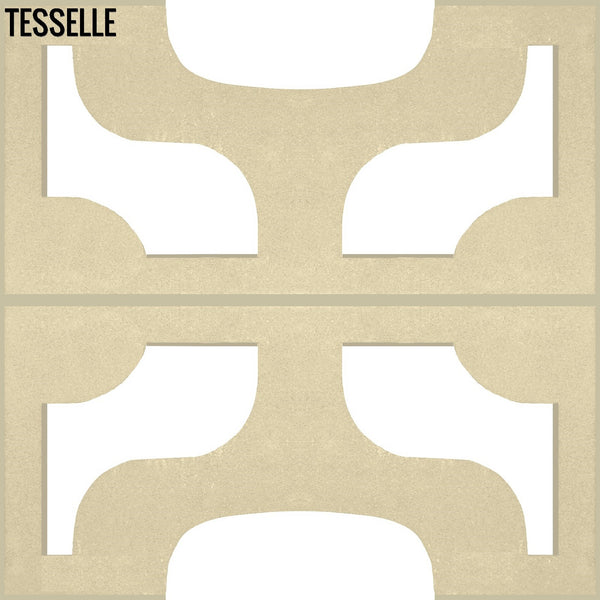 Ipanema Sand 15.4" x 7.5" Breeze Blocks by Karin Jeske