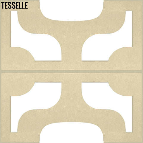 Ipanema Sand 15.4" x 7.5" Breeze Blocks by Karin Jeske