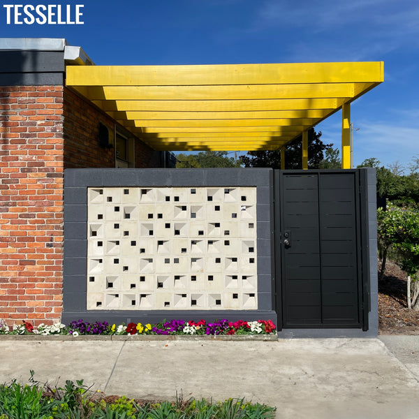 Glimmer Breeze Blocks Front Entry