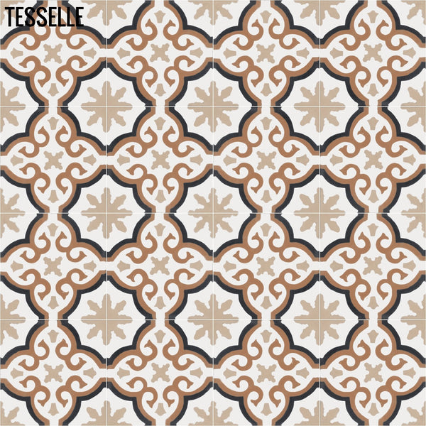 Linares Laviana 8" Square Cement Tile