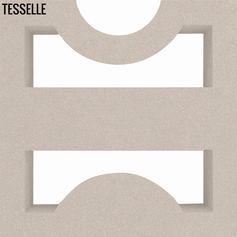 Low Beam Taupe 7.5" Cement Breeze Block by Karin Jeske