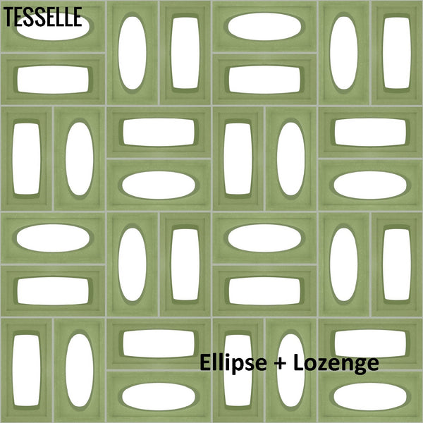 Lozenge-Ellipse-Leaf-breeze blocks