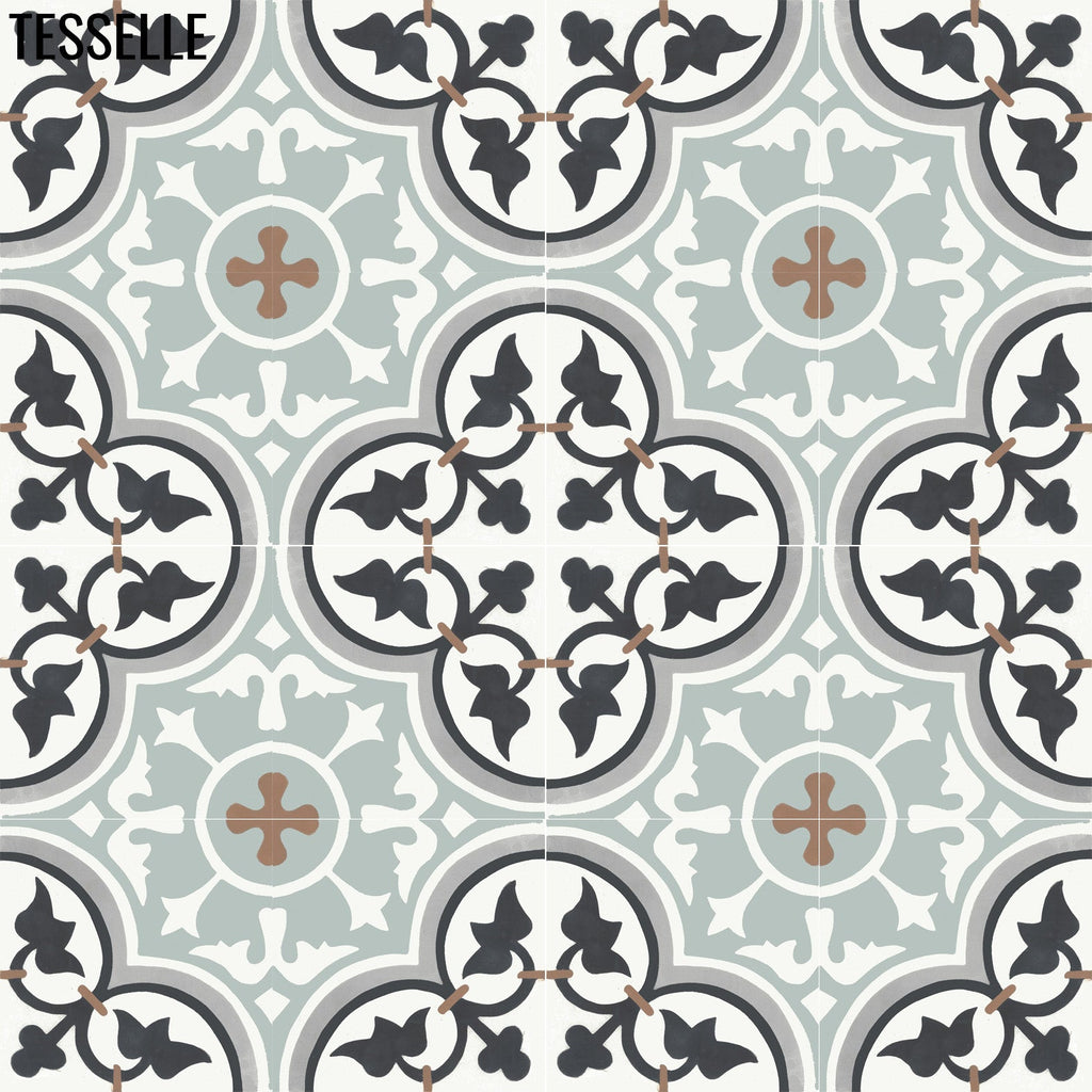 Lyssa Revasser 8" Square Cement Tile R