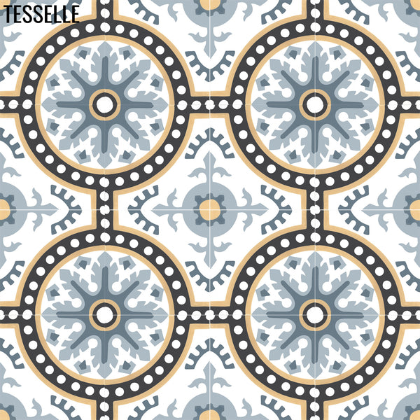 Medallion Marbella 8" Square Cement Tile R