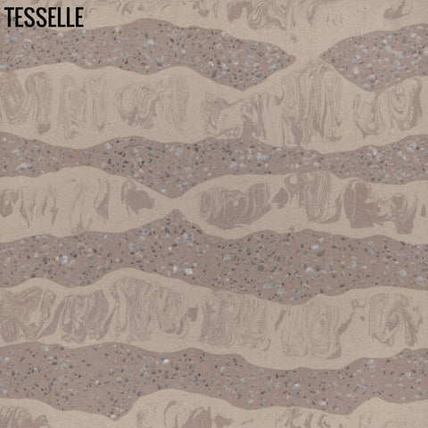 Mellange Castelle 8" Square Terrazzo Tile by Karin Jeske