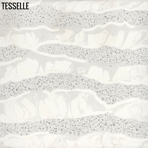 Mellange Silvane 8" Square Terrazzo Tile by Karin Jeske