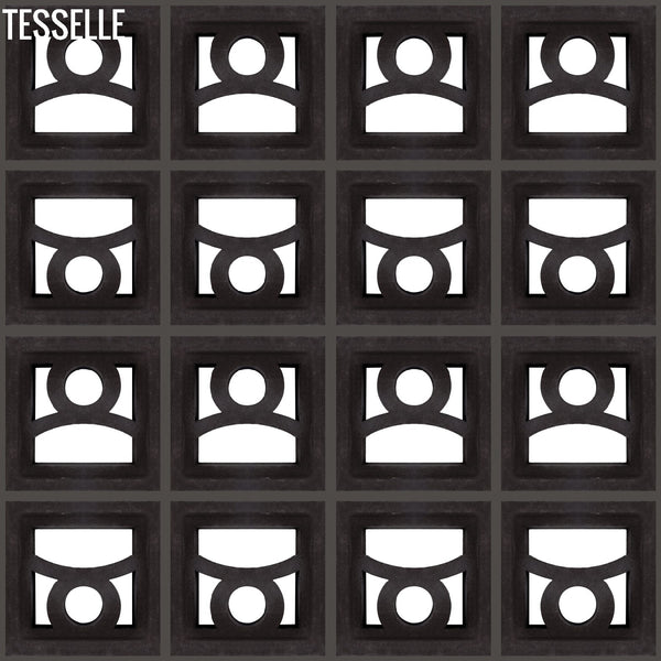 Monaco Coal 7.5" Cement Breeze Block Layout 2