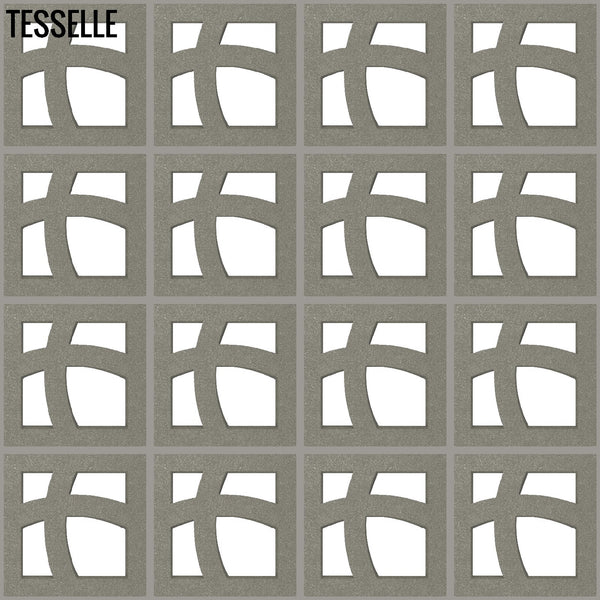 New Wave Grey 11.4" Cement Breeze Block by Minty Layout 7