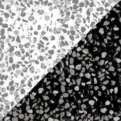 Oblique Bianca-Onza 8" Square Terrazzo Cement Tile
