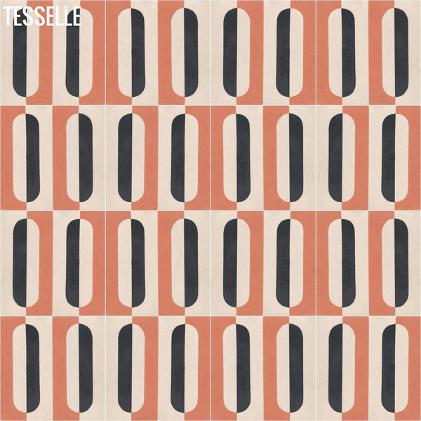 Oslo Skala 8" Square Cement Tile