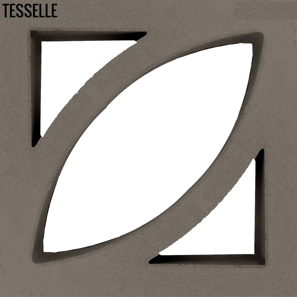 Palma Grey Single Breeze Block