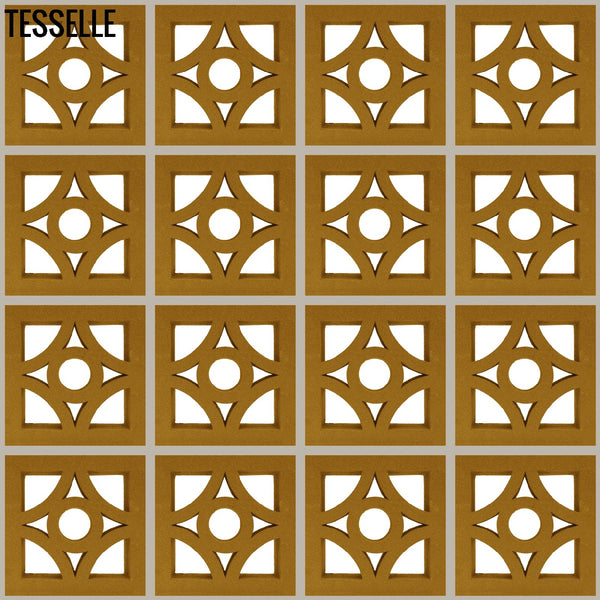 Starlight Harvest 7.5" Cement Breeze Block