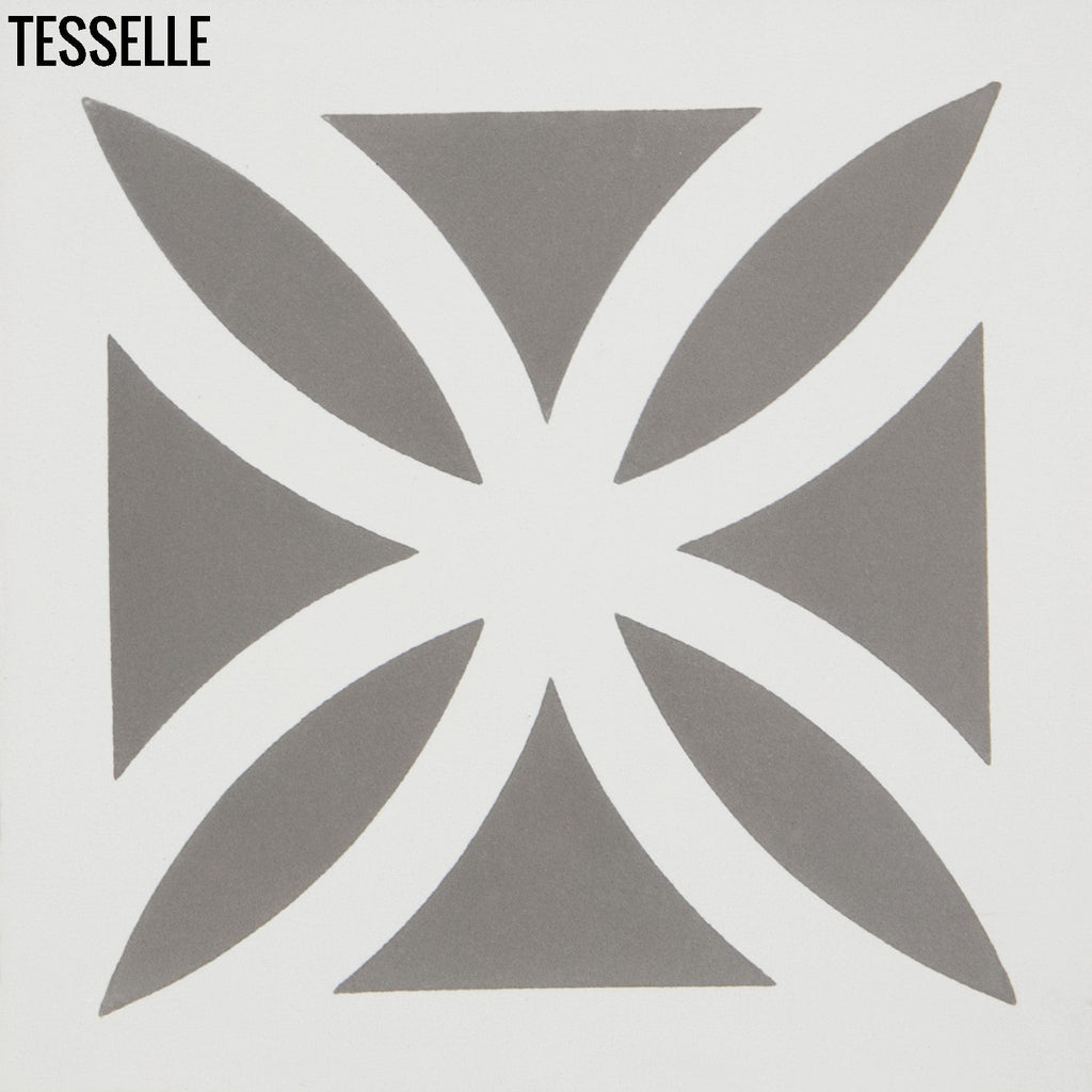 Zephyr Shamrock Slate 8" Square Cement Tile