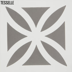  Zephyr Shamrock Slate 8" Square Cement Tile