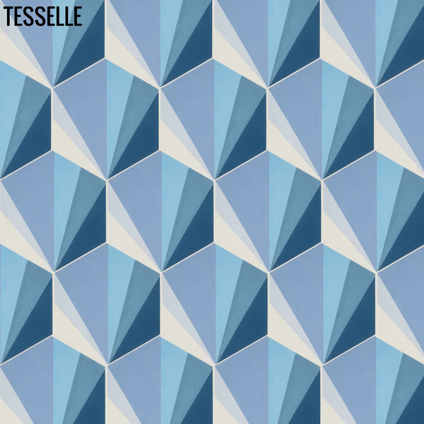 Soleil Ocean Cement Tile R1