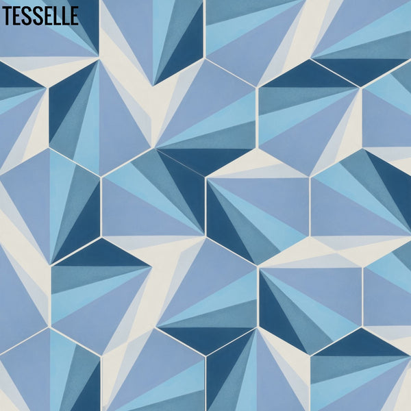 Soleil Ocean Cement Tile R4