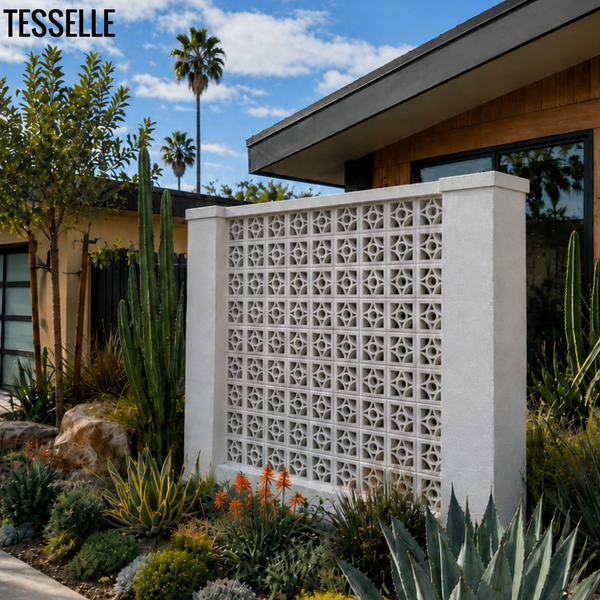 Starlight Breeze Block Wall Los Angeles
