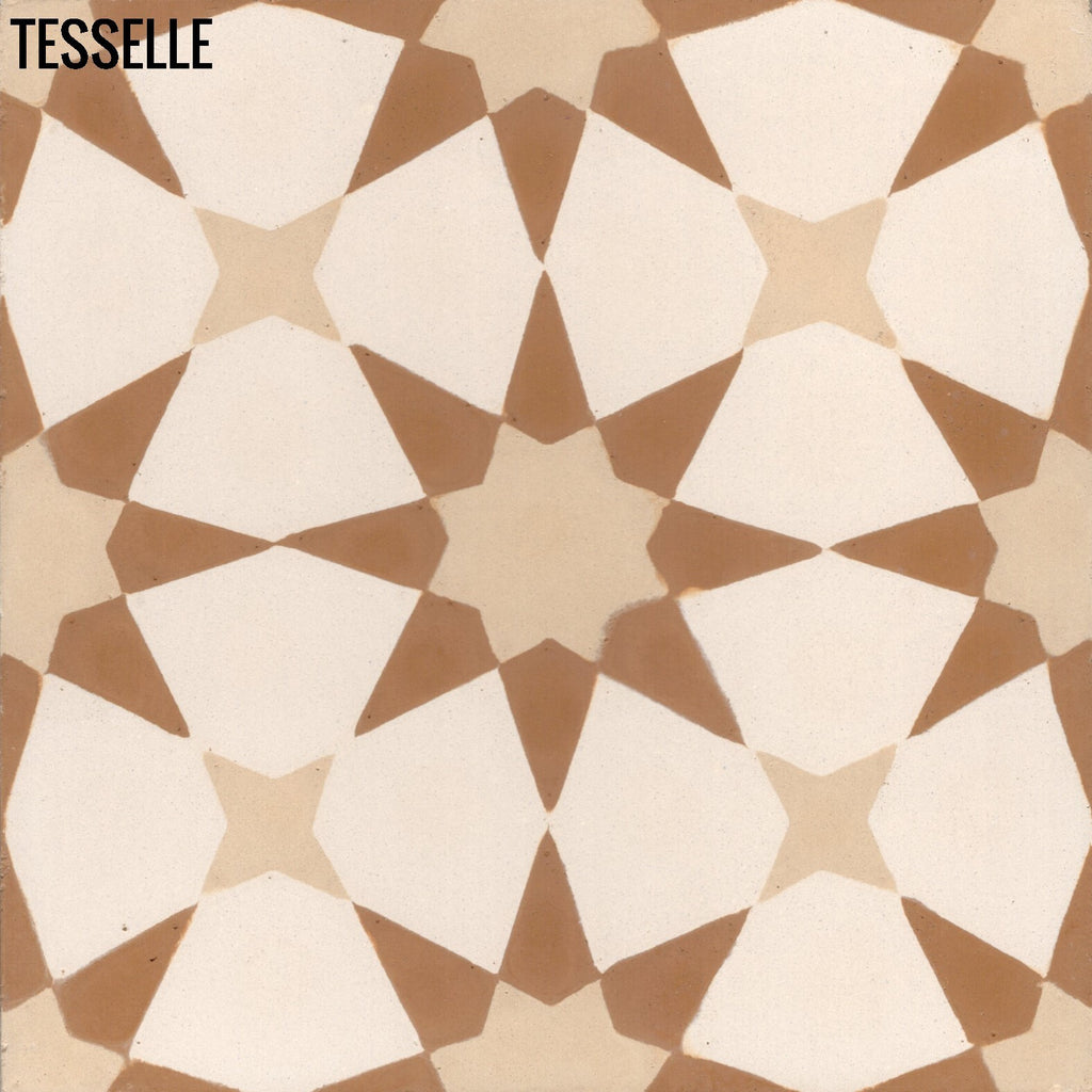 Starre Mintaka 8" Square Cement Tile