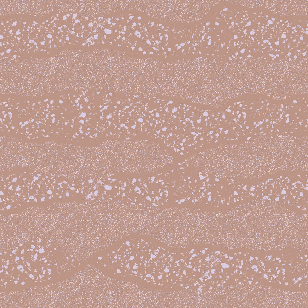 Stratiss Rosara 8" Square Mother of Pearl Terrazzo Tile by Karin Jeske