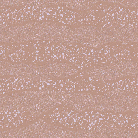 Stratiss Rosara 8" Square Mother of Pearl Terrazzo Tile by Karin Jeske