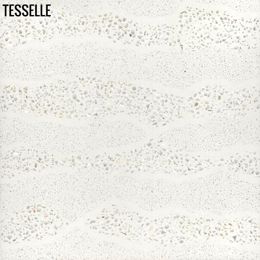 Stratiss Caldrey 8" Square Mother of Pearl Terrazzo Tile by Karin Jeske
Acti