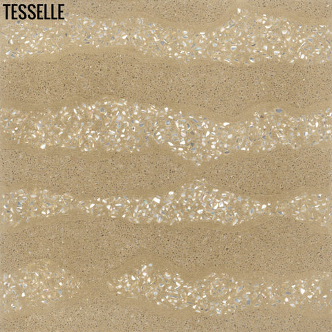 Stratiss Savelle Mother of Pearl Terrazzo Tile