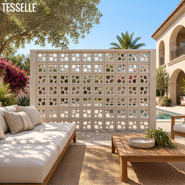 Structure Breeze Blocks at a Luxe Villa