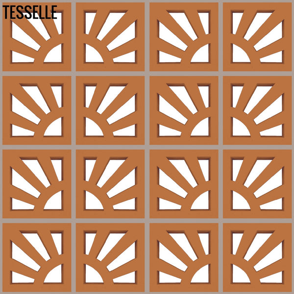 Sun Zest 7.5" Cement Breeze Block by Trina Turk Layout 4