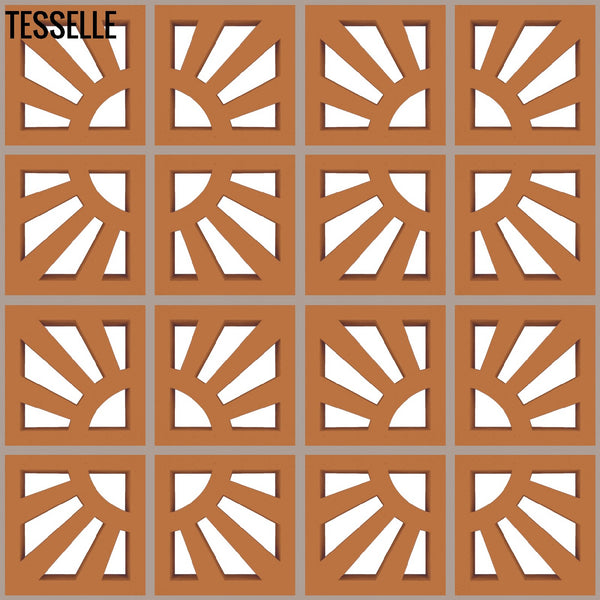 Sun Zest 7.5" Cement Breeze Block by Trina Turk Layout 4