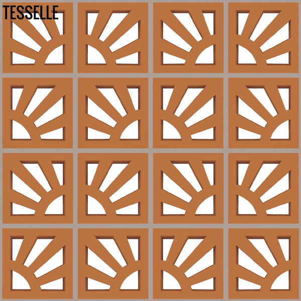 Sun Zest 7.5" Cement Breeze Block by Trina Turk Layout 10