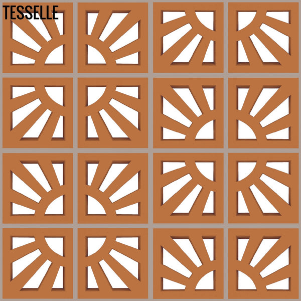 Sun Zest 7.5" Cement Breeze Block by Trina Turk Layout 9