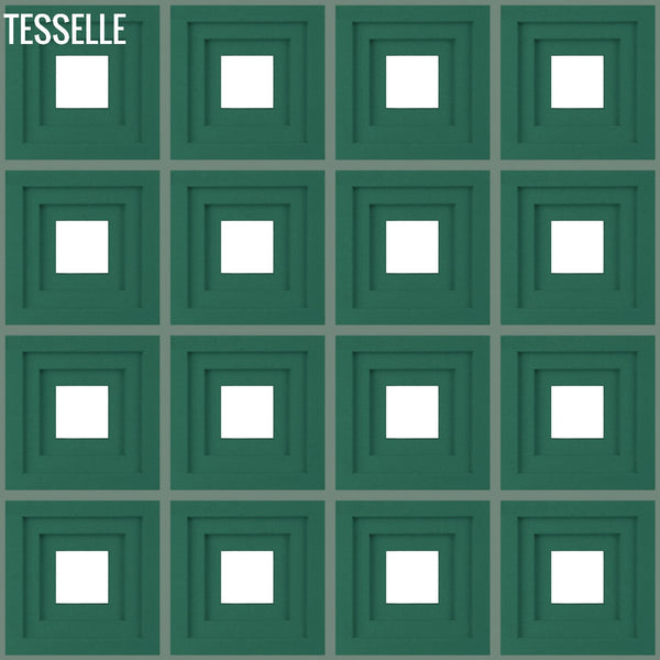 Terrace Jade Green 7.5" Cement Breeze Block