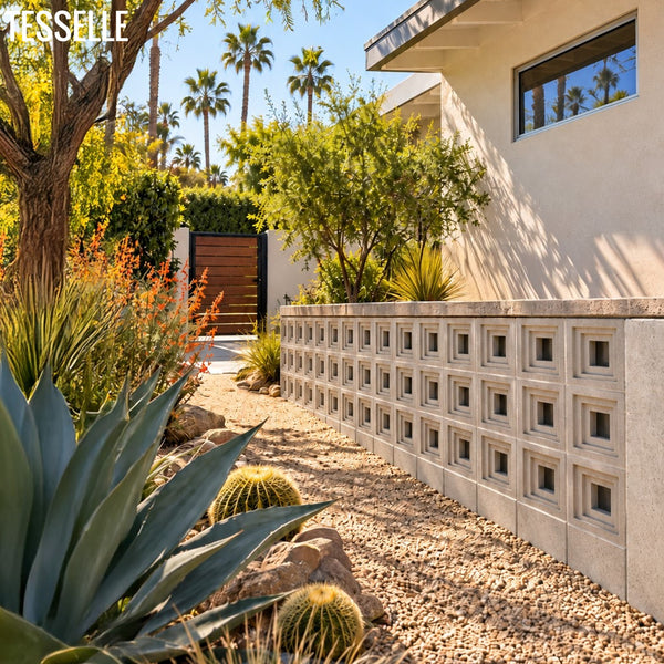 Terrace Breeze Blocks Hide Utilities