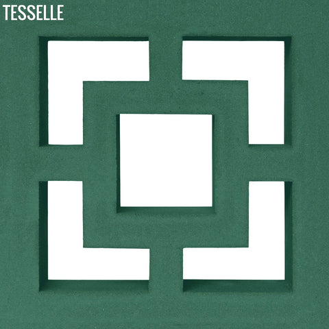 Town Square Jade 11.4" Cement Breeze Block