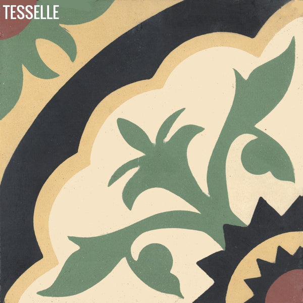 Vence Massena 8" Square Cement Tile