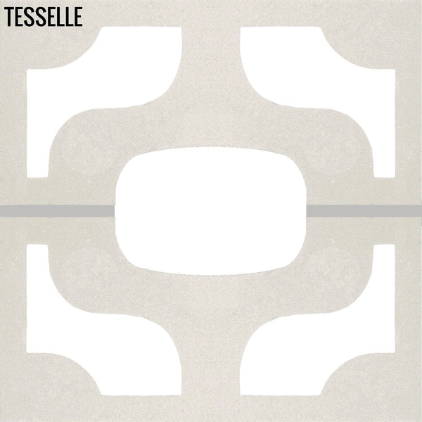Ipanema White 15.4" x 7.5"  Breeze Blocks by Karin Jeske