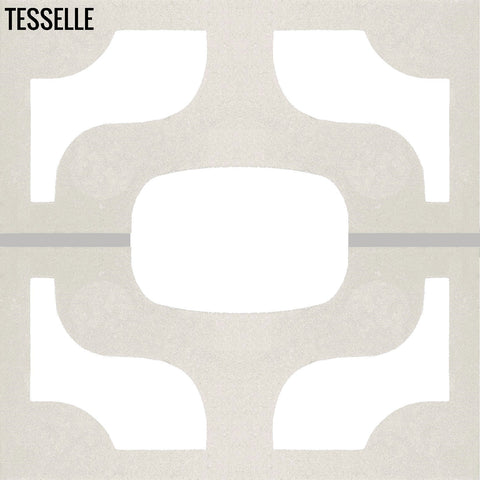 Ipanema White 15.4" x 7.5"  Breeze Blocks by Karin Jeske