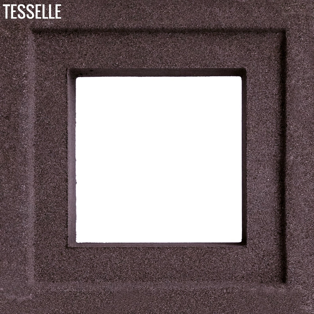 Quad Espresso 7.5" Cement Breeze Block