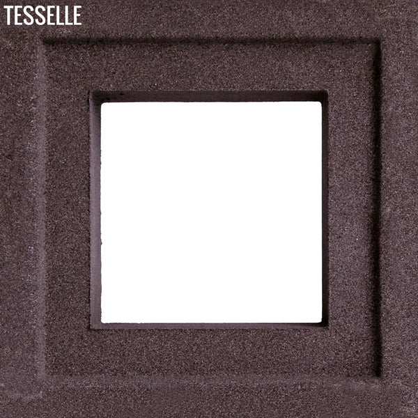 Quad Espresso 7.5" Cement Breeze Block