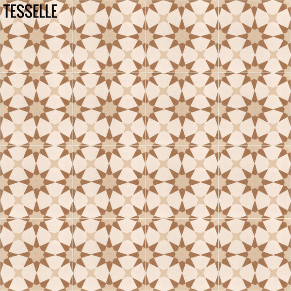 Starre Mintaka 8" Square Cement Tile