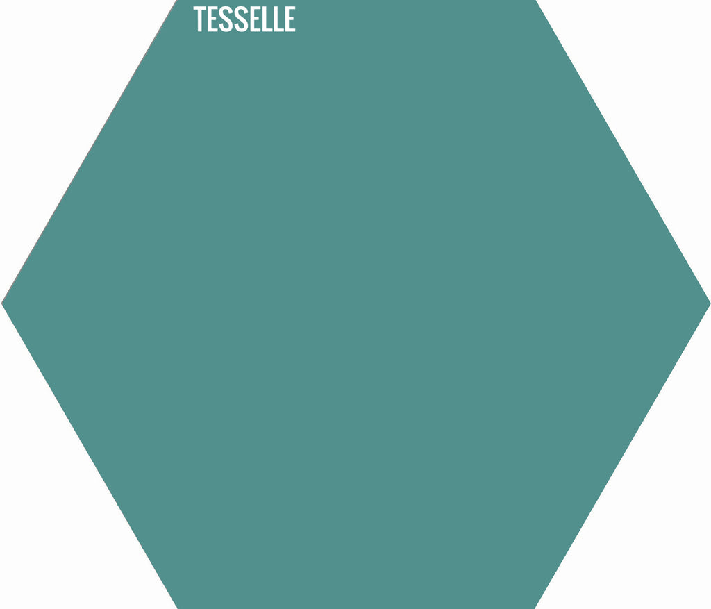 Agave 8403 - 9"x8" Hexagonal Cement Tile