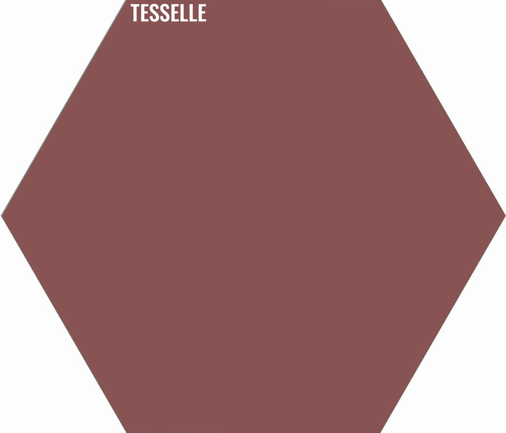 Auburn 8904 - 9"x8" Hexagonal Cement Tile