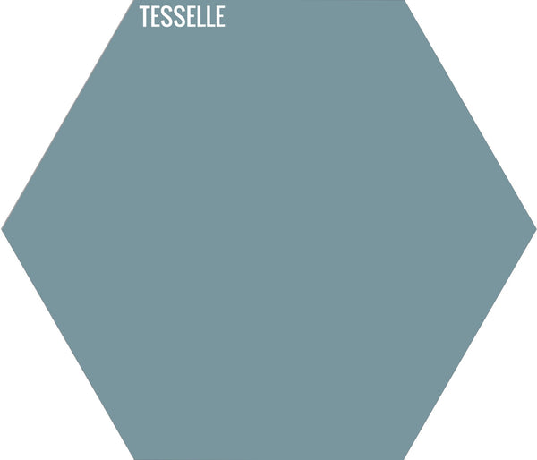 Bluebell 4030 - 9"x8" Hexagonal Cement Tile