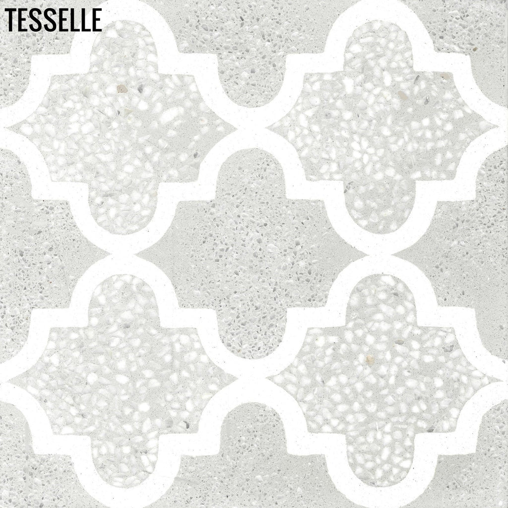 Castellon Granito 8" Square Terrazzo Cement Tile