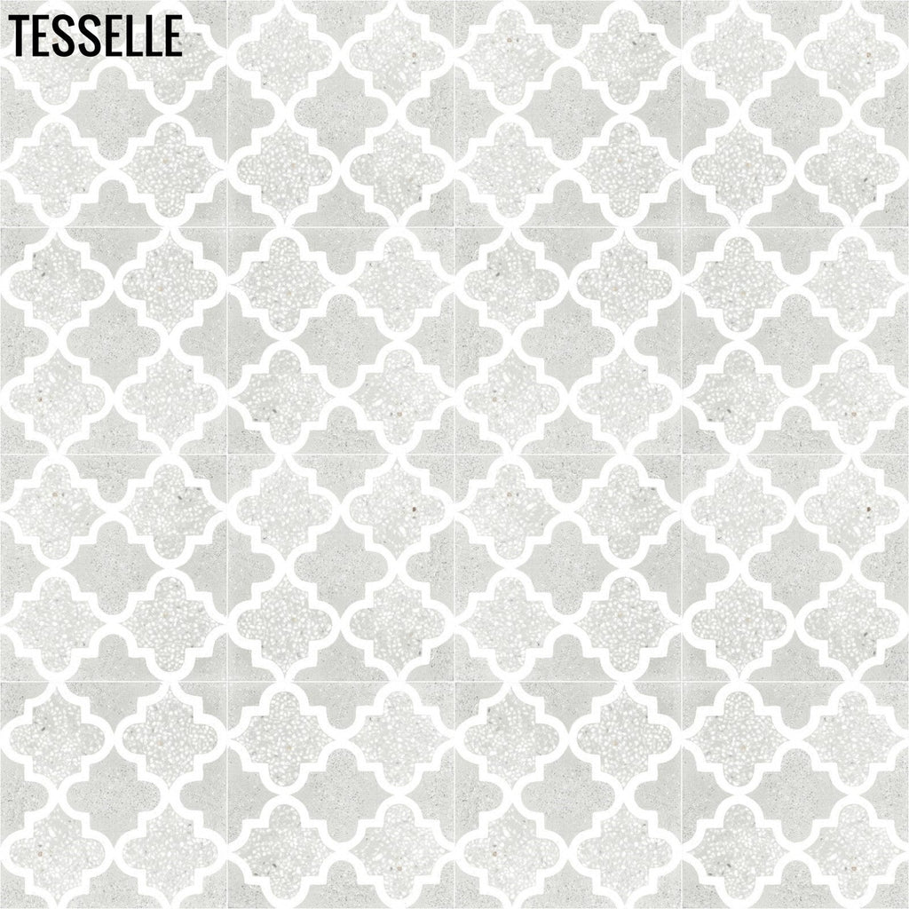 Castellon Granito 8" Square Terrazzo Cement Tile1